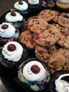 Cupcakes and cookies